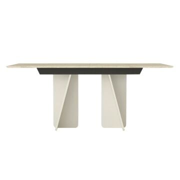 Dekorister Sevilla Yemek Masası Kumtaşı - Traverten 180cm