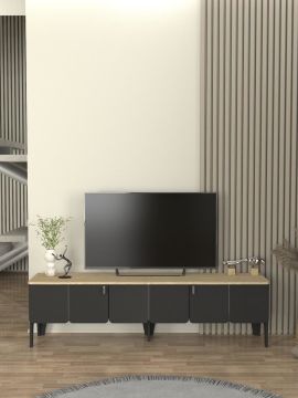 Dekorister Pedro Tv Sehpası Antrasit - Rota 180cm