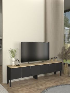 Dekorister Pedro Tv Sehpası Antrasit - Rota 180cm