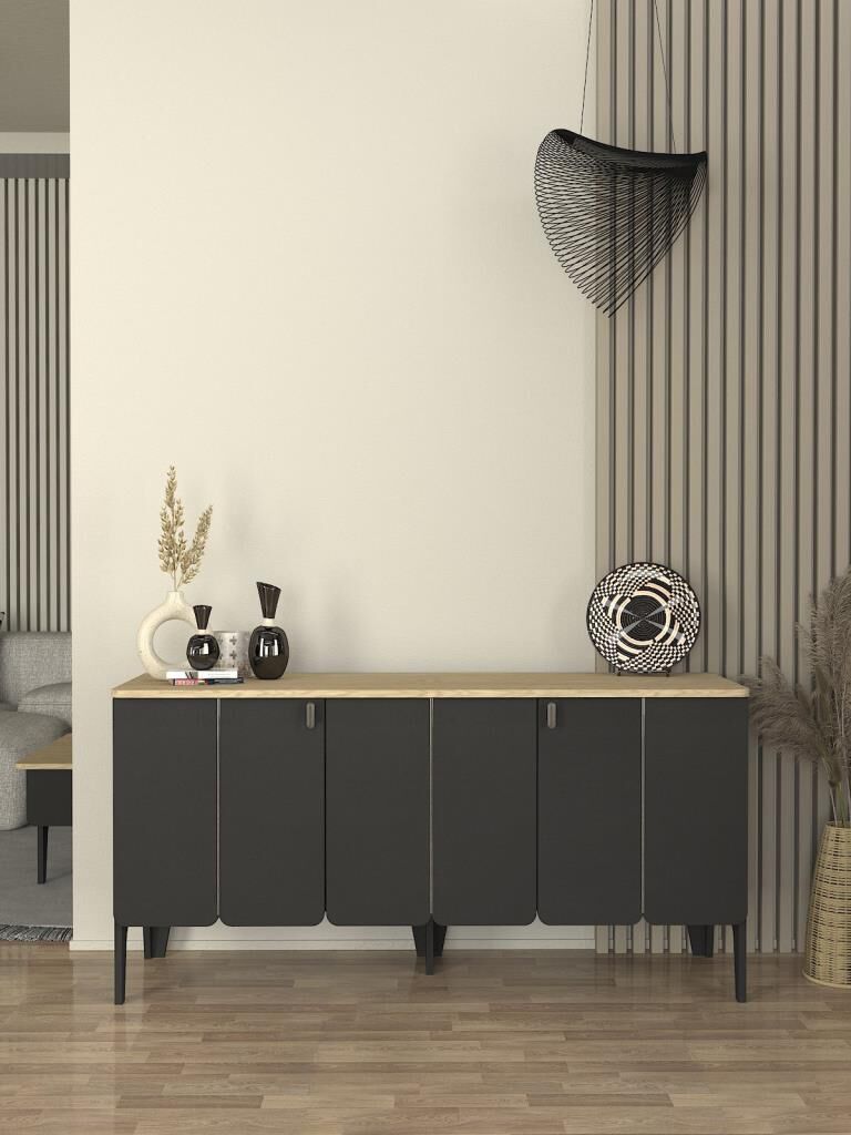 Dekorister Pedro Konsol Antrasit - Rota 150cm