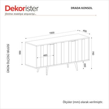 Dekorister Drada Konsol Senkronsiyah 150cm