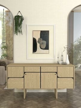 Dekorister Lava Konsol Rota - Antrasit 150cm