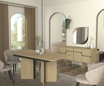 Dekorister Lava Konsol Rota - Antrasit 150cm