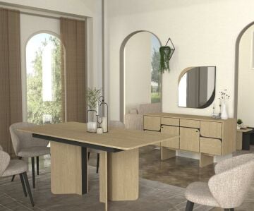 Dekorister Lava Konsol Rota - Antrasit 150cm
