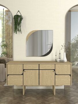 Dekorister Lava Konsol Rota - Antrasit 150cm