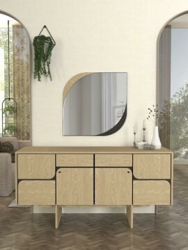 Dekorister Lava Konsol Rota - Antrasit 150cm