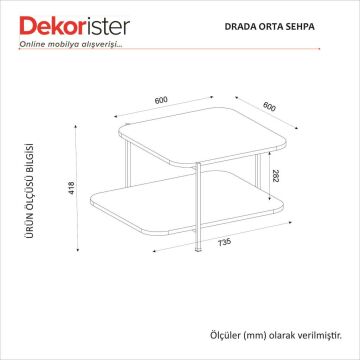 Dekorister Drada Orta Sehpa Senkronsiyah