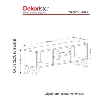 Dekorister Yaren Tv Sehpası Beyaz