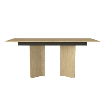 Dekorister Lava Yemek Masası Rota - Antrasit 180cm