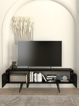 Dekorister Drada Tv Sehpası Senkronsiyah 150cm