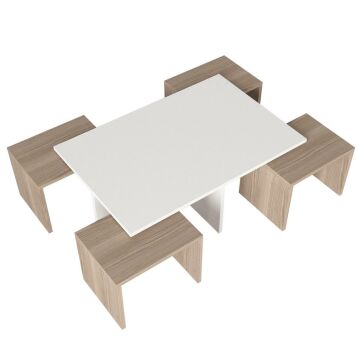 Dekorister Chest Orta Sehpa Beyaz-Cordoba