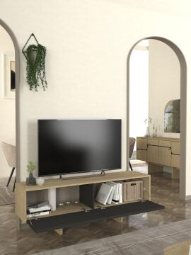 Dekorister Lava Tv Sehpası Rota - Antresit 150cm