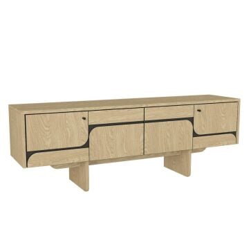 Dekorister Lava Tv Sehpası Rota - Antresit 150cm