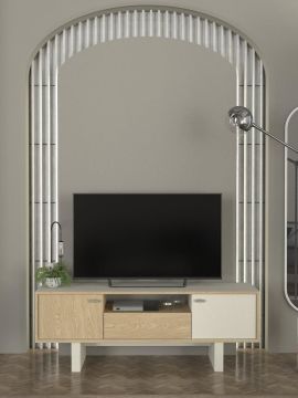 Dekorister Selinos Tv Sehpası Kumtaşı - Rota 150cm
