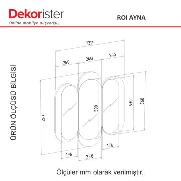 Dekorister Roi Ayna Nehirkumu - Tekstil