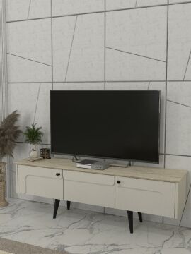 Dekorister Sevilla Tv Sehpası Kumtaşı - Traverten 150cm