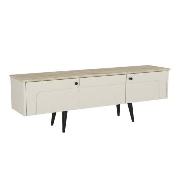 Dekorister Sevilla Tv Sehpası Kumtaşı - Traverten 150cm