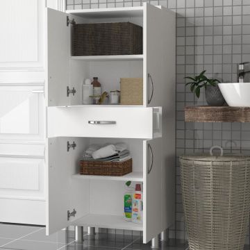 Dekorister Arizona 4 Kapaklı 1 Çekmece Çok Amaçlı Dolap