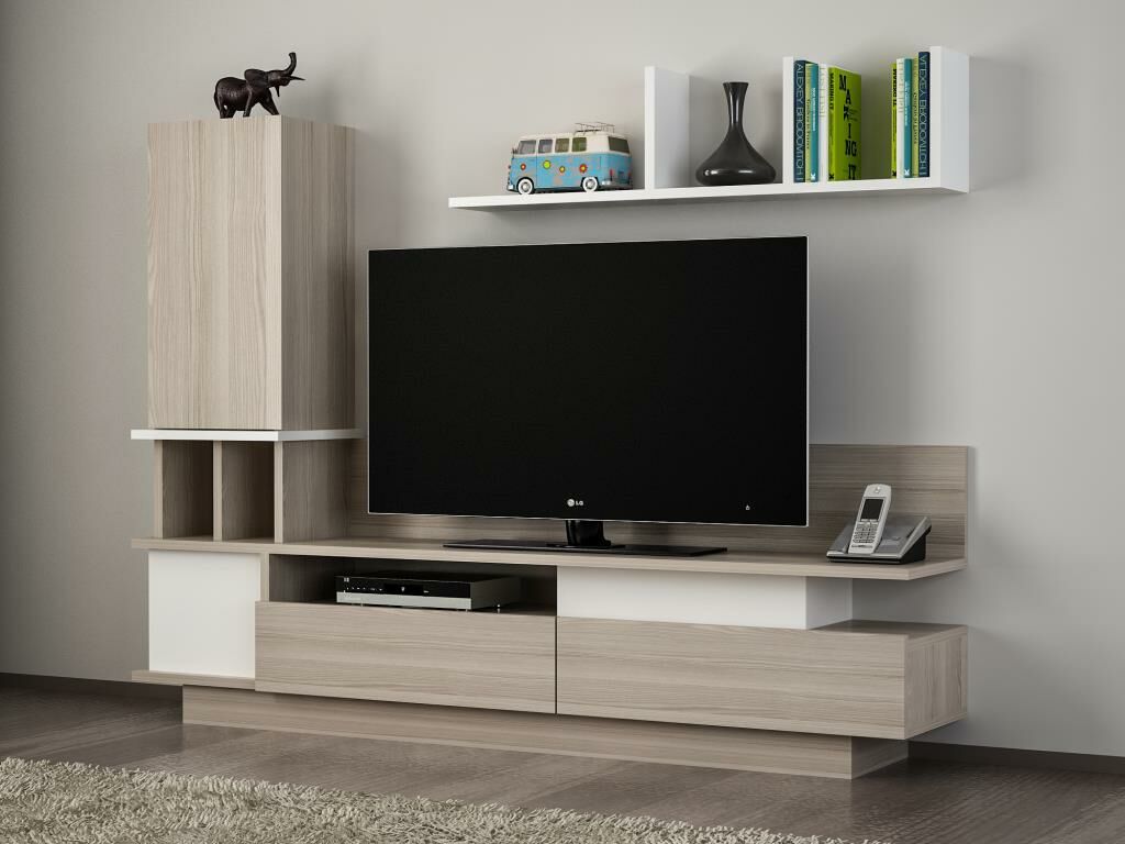 Dekorister Como Tv Ünitesi Beyaz-Cordoba