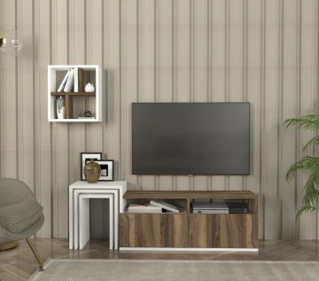 Dekorister Missy Tv Ünitesi Beyaz-Ceviz