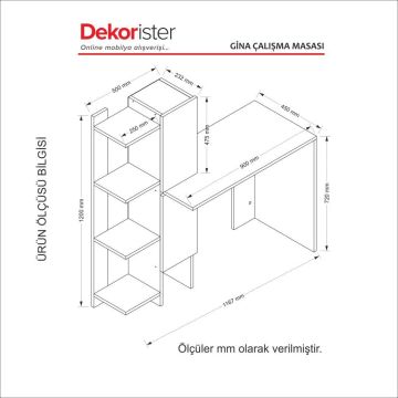 Dekorister Gina Çalışma Masası