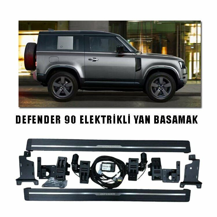 VPLEP0524 VPLEP0391 Elektrikli Otomatik Yan Basamak Defender 90