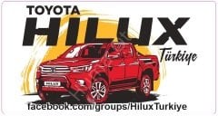 Toyota Hilux Turkiye Sticker 1