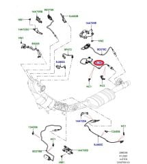LR131451 J9C24680 Partikül Sensörü 2.0 3.0 Dizel