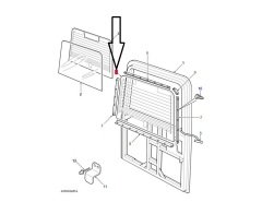 Defender 5. Kapı Rezistanslı Isıtıcılı Cam 5 mm MTC8951-LD