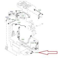 LR010891 Radyatör Hortumu Range Rover