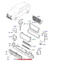 LR092691 Hava Kanalı Ön Alt Range Rover Velar