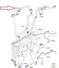 LR072035 J9C1409 Radyatör Hortumu
