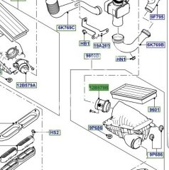 LR071914 T2H7707 Hava Akışmetre MAF Sensörü Orijinal Benzinli