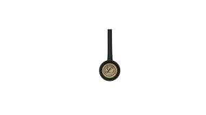 ɣ 2175 3M™ Littmann® Master Kardiyoloji™ Steteskop Pirinç Yüzey Dinleme Çanı, Siyah Hortum