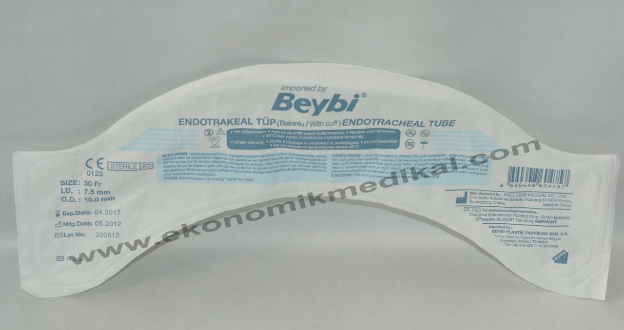 Entübasyon Tüpü Kaflı