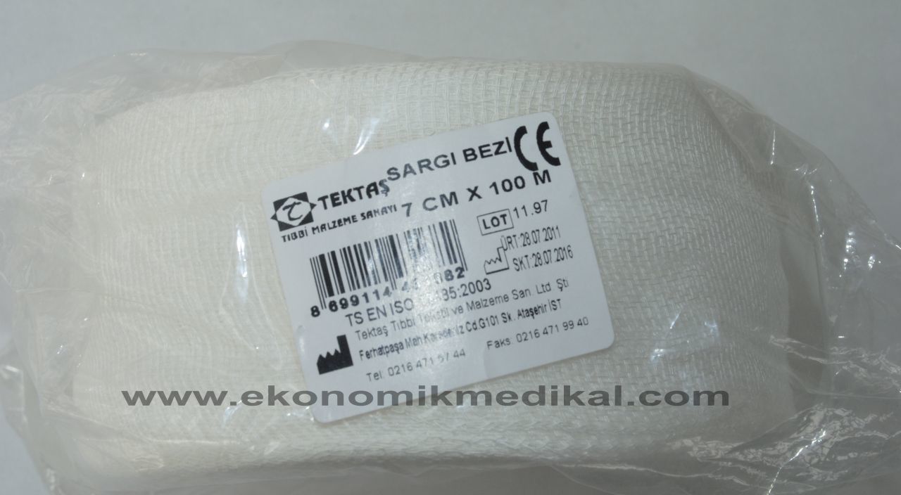 Rulo Sargı Bezi 7 cm x 100 mt