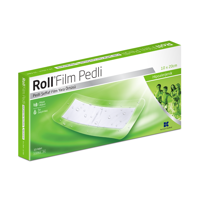 Roll Film Pedli Şeffaf Yara Örtüsü ( 10x20 cm ) (ADET)