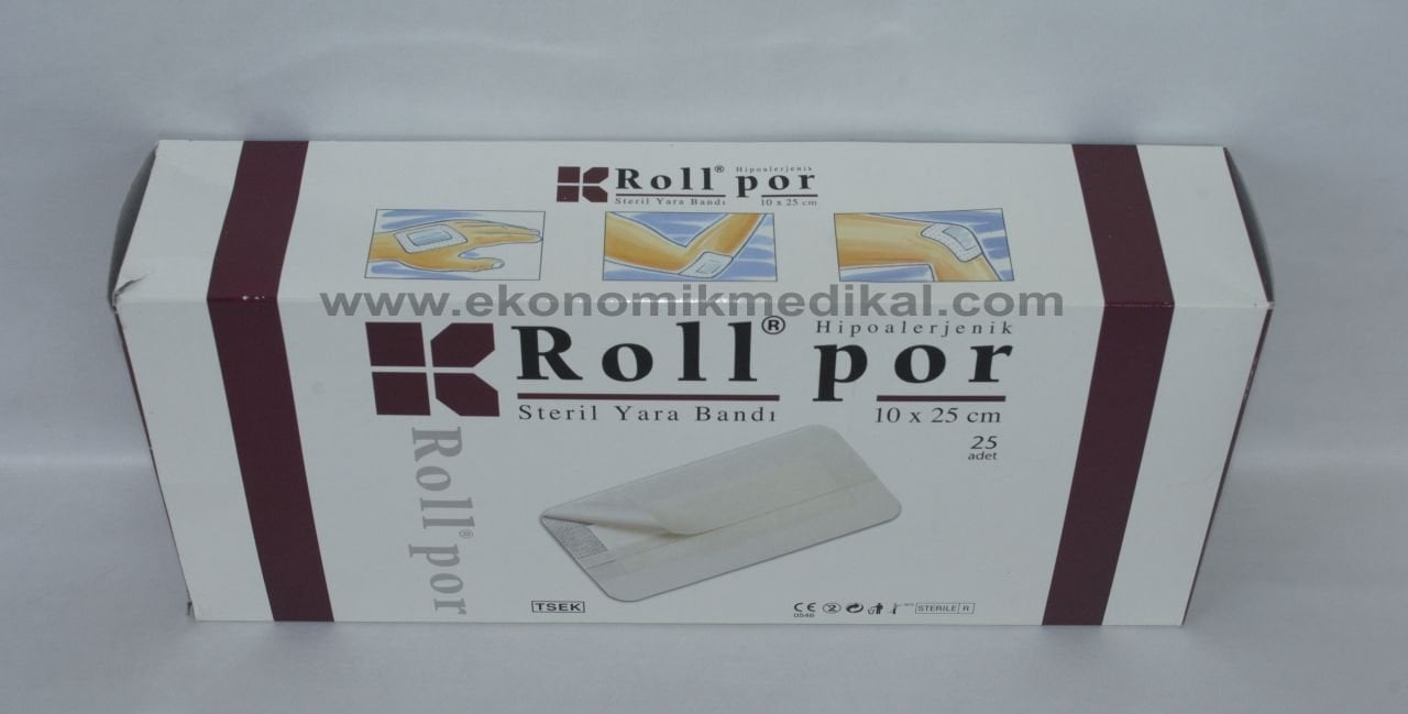 Roll Por Steril Yara Bandı ( 10x25 cm ) (ADET)