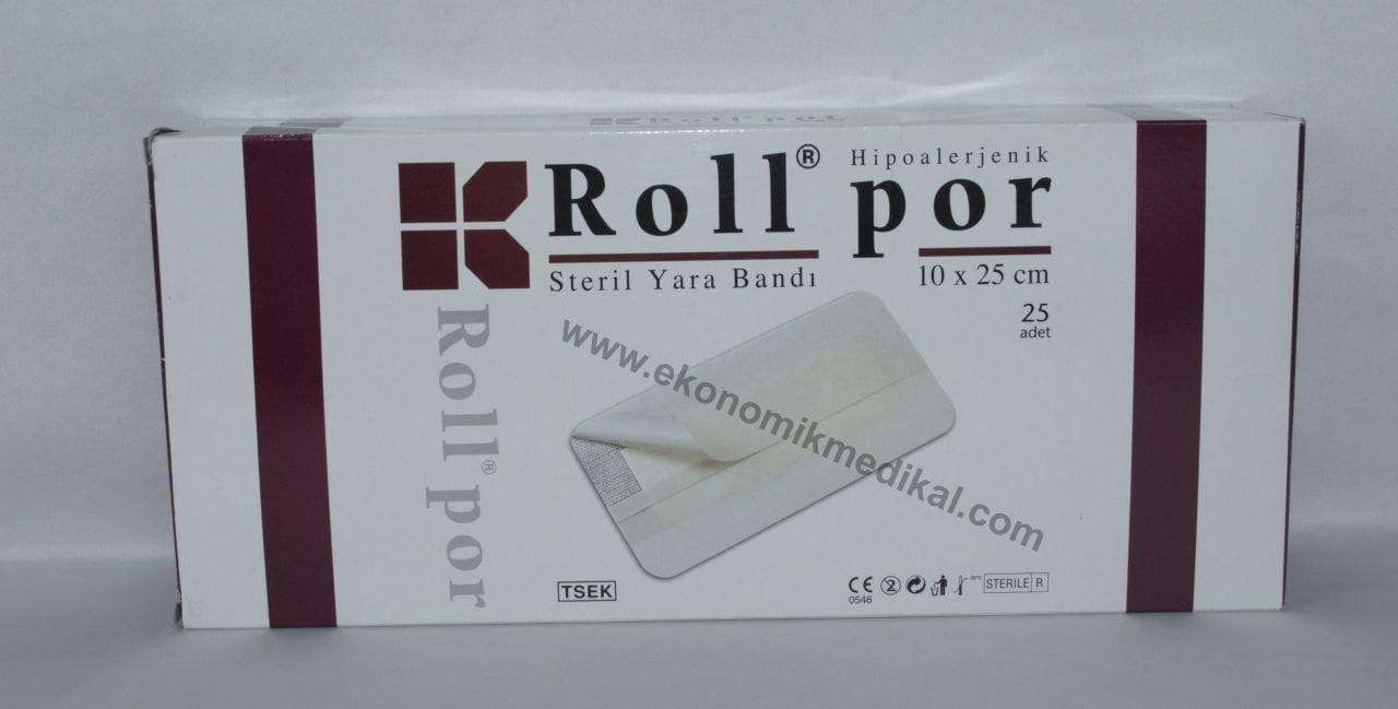 Roll Por Steril Yara Bandı ( 10x25 cm ) (ADET)