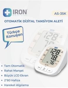Dijital Koldan Tansiyon Aleti Türkçe Konuşan Model
