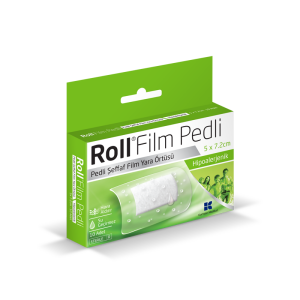 Roll Film Pedli Şeffaf Yara Örtüsü ( 5x7,2 cm ) (10'lu Kutu)