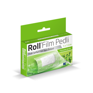 Roll Film Pedli Şeffaf Yara Örtüsü ( 5x7,2 cm ) (10'lu Kutu)
