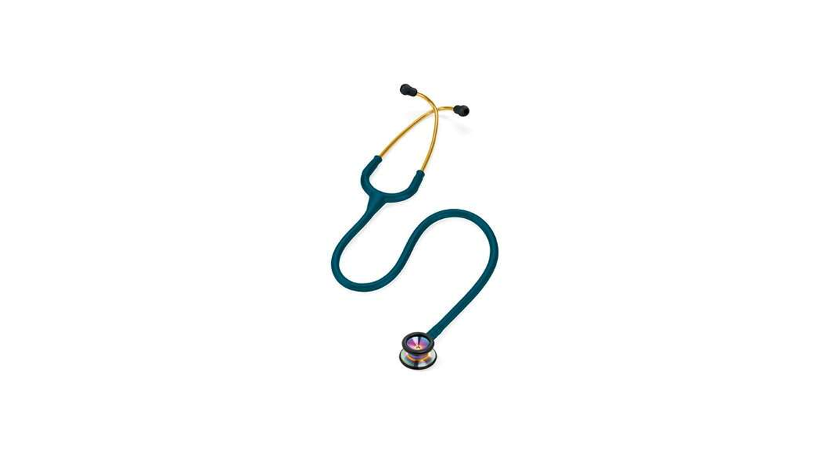 ɣ 2153 3M™ Littmann® Classic II Pediatrik Steteskop Gökkuşağı Yüzey Dinleme Çanı, Karayip