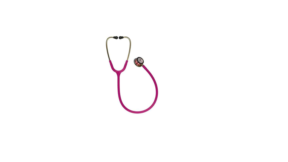 ɣ 5806 3M™ Littmann® Classic III™ Steteskop Gökkuşağı Yüzey Dinleme Çanı, Fuşya Hortum