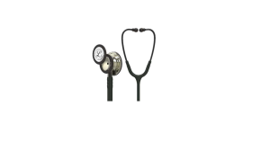 ɣ 5861 3M™ Littmann® Classic III™ İzleme Steteskopu Şampanya - Kaplama Kesit, Siyah Tüp, Duman Köklü ve Kulaklık, 27 inç