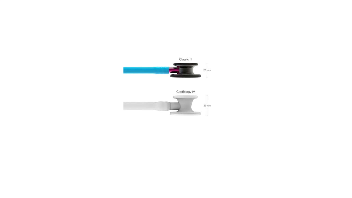 ɣ 5872 3M™ Littmann® Classic III™ Steteskop  Turkuaz Tüp Duman Gövde Pembe Sap