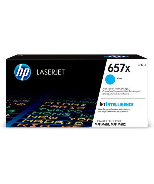 HP CF471X Yüksek Kapasite Cyan Toner Kartuş (657X)