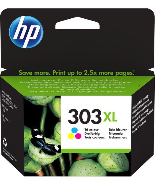 HP T6N03AE High Yield Tri-color Ink Kartuş  (303XL)