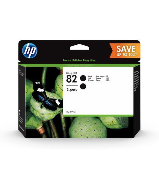 HP P2V34A 2'li Black Mürekkep Kartuş (82)