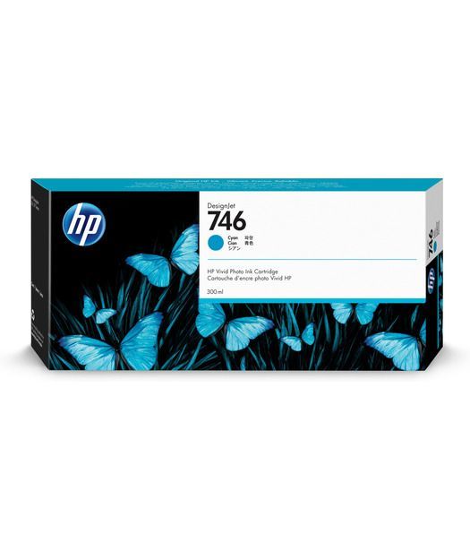 HP P2V80A Cyan Mürekkep Kartuş 300-ml (746)